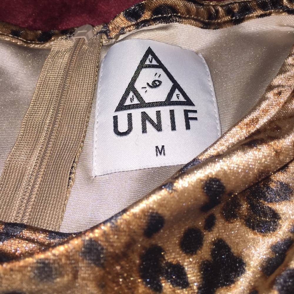 UNIF Nightcat cut-out velvet dress - Picture 3 of 4